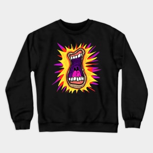 Screaming mouth Crewneck Sweatshirt